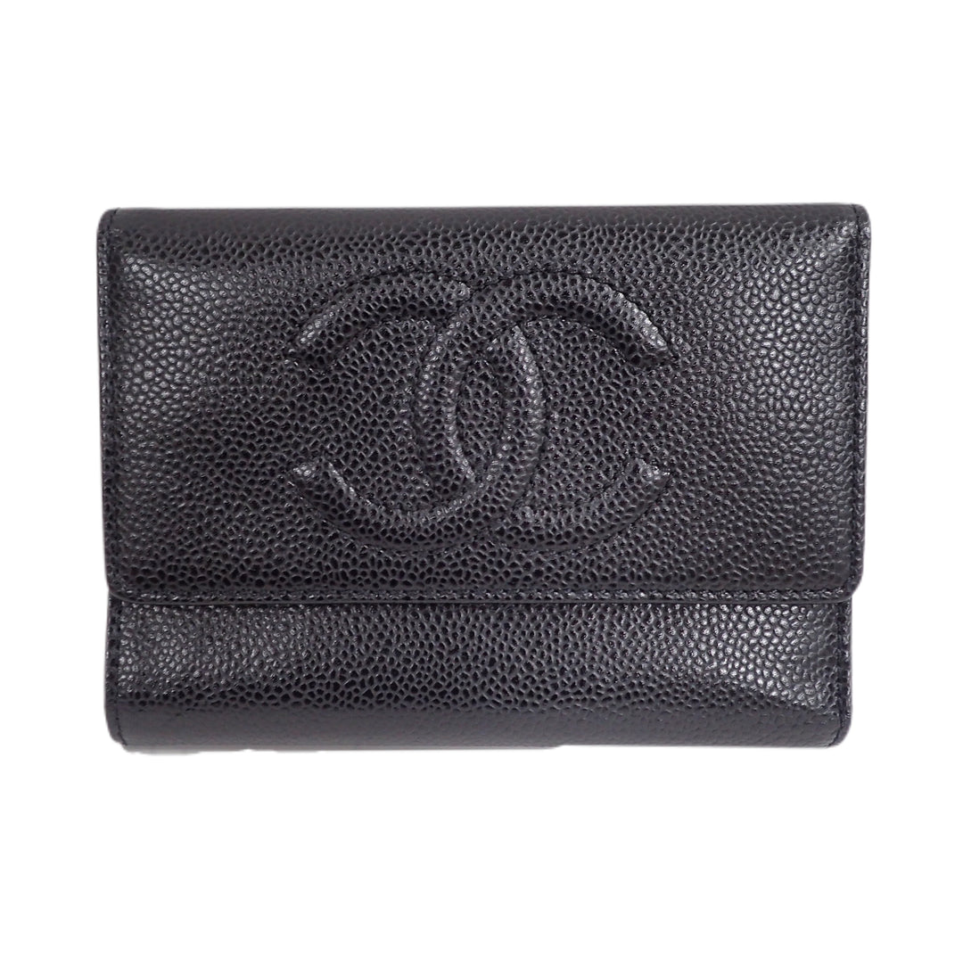 香奈儿三折钱包