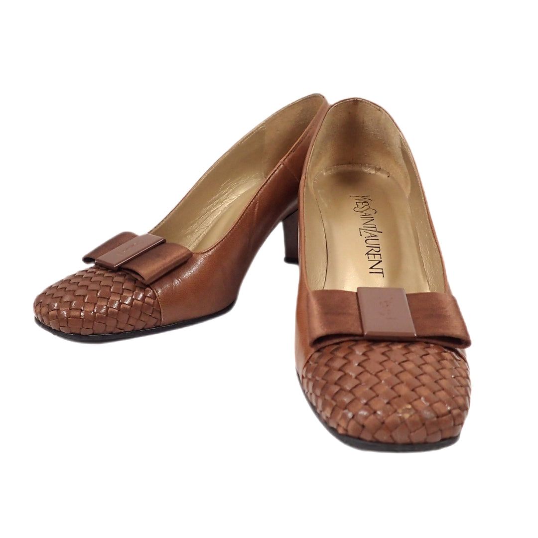 * Yves Saint Laurent 입생로랑 리본 펌프스