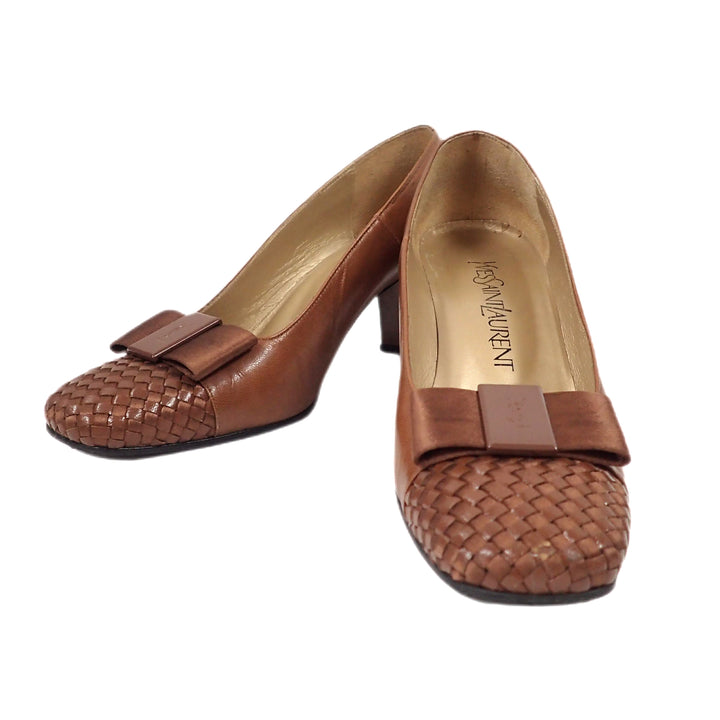 * Yves Saint Laurent 입생로랑 리본 펌프스