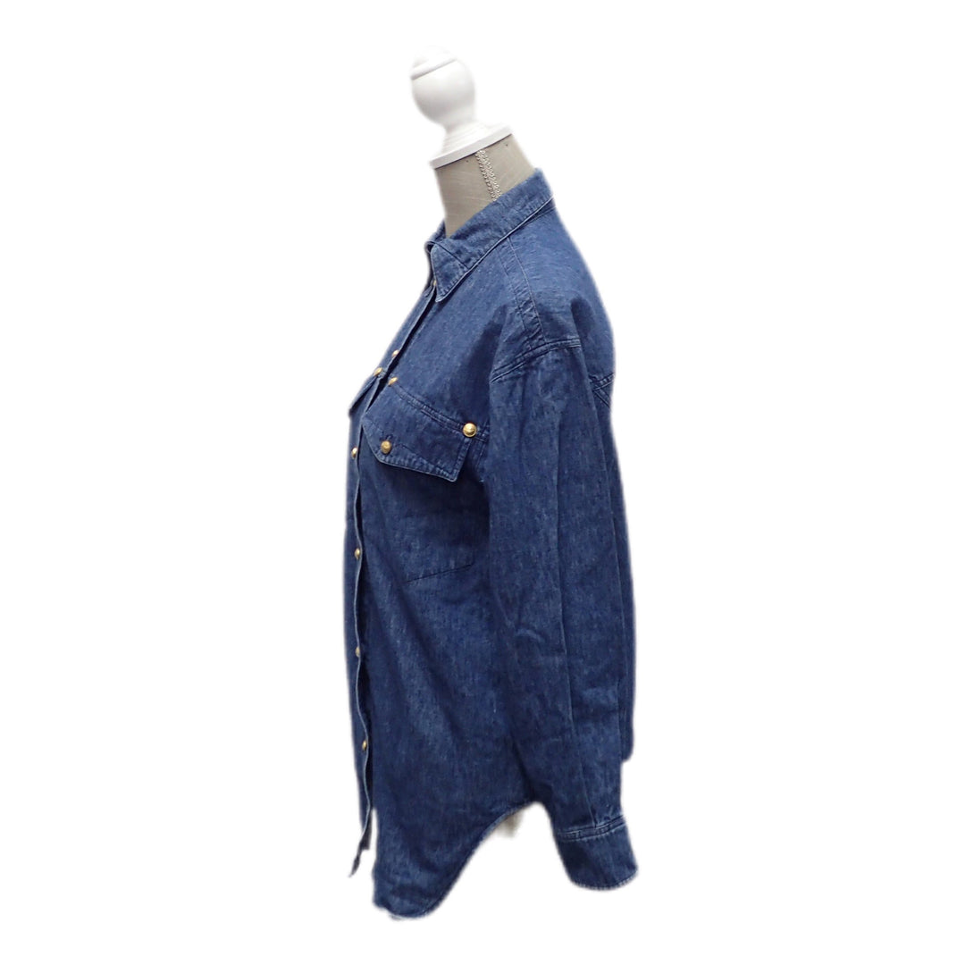 *GIANNI VERSACE Jeannivers Sato Denim Shirt