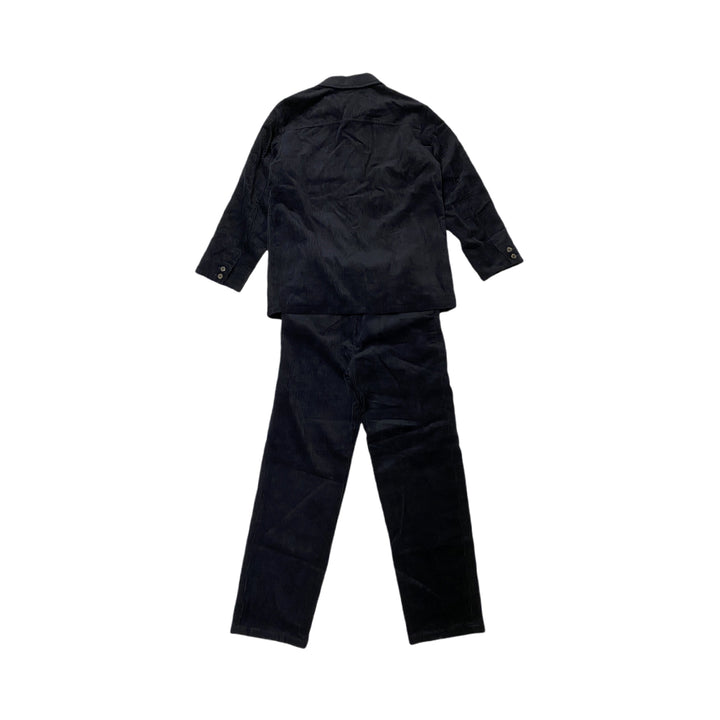 * 버버리의 바브리어 셋업 3 피스 세트 자켓 바지 치마 코듀로이 베어 베어