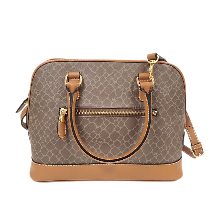 NINARICCI ニナリッチ ジラフ柄 2way ショルダーバッグ ハンドバッグ P28350V