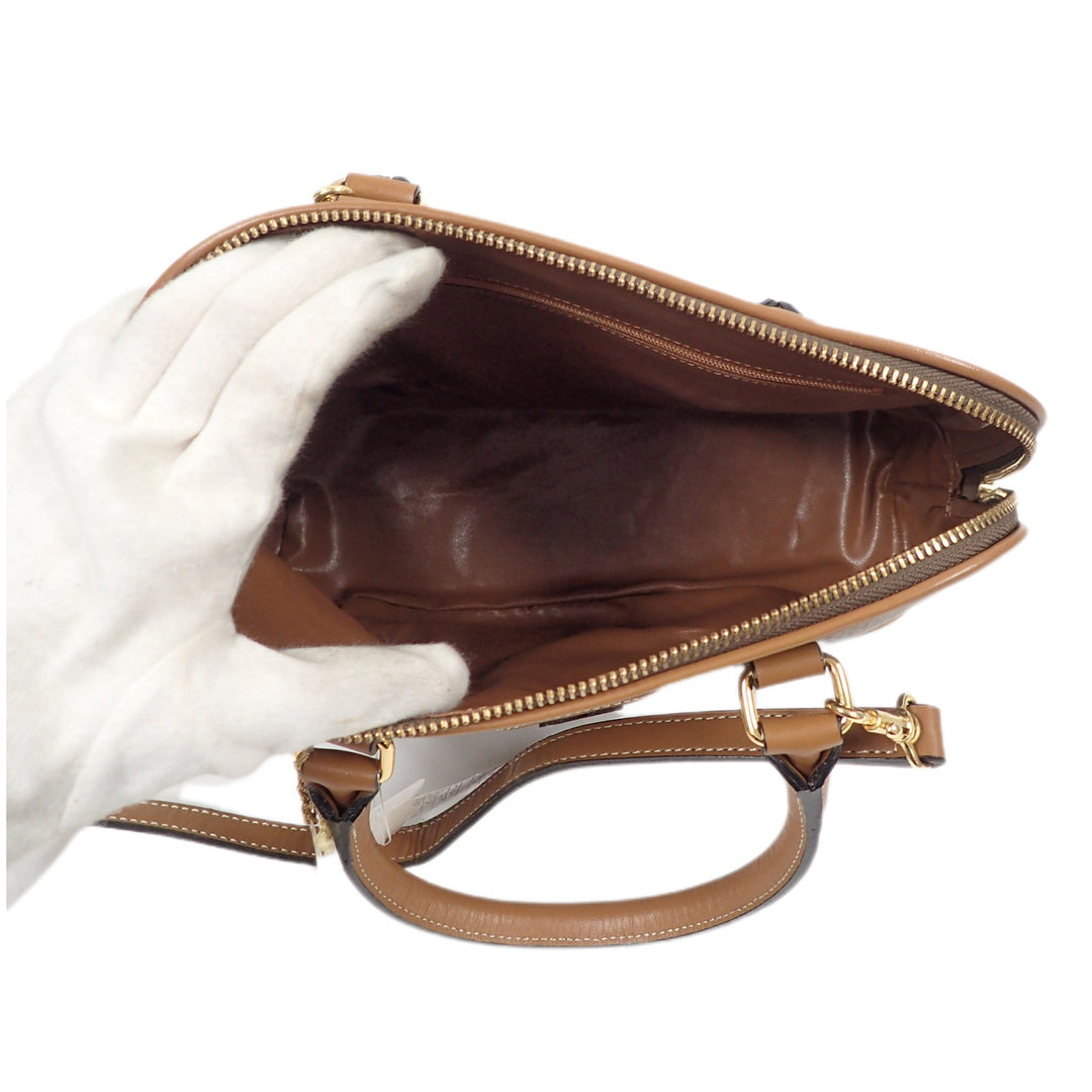 NINARICCI ニナリッチ ジラフ柄 2way ショルダーバッグ ハンドバッグ P28350V