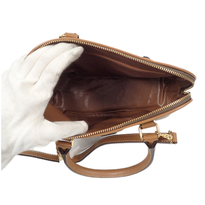 NINARICCI ニナリッチ ジラフ柄 2way ショルダーバッグ ハンドバッグ P28350V