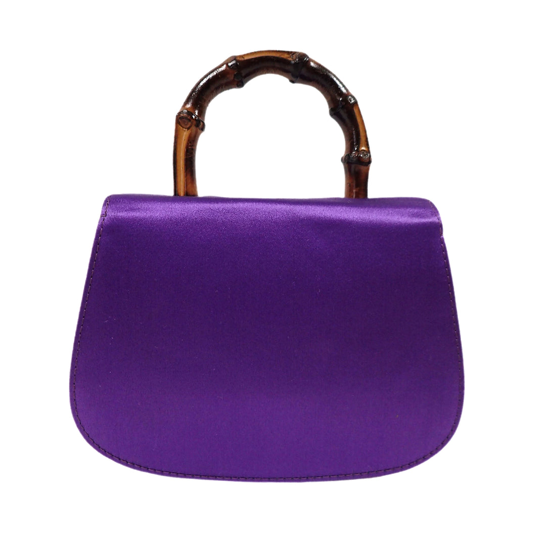 *GUCCI グッチ バンブー ミニ 2way チェーンショルダー ハンドバッグ