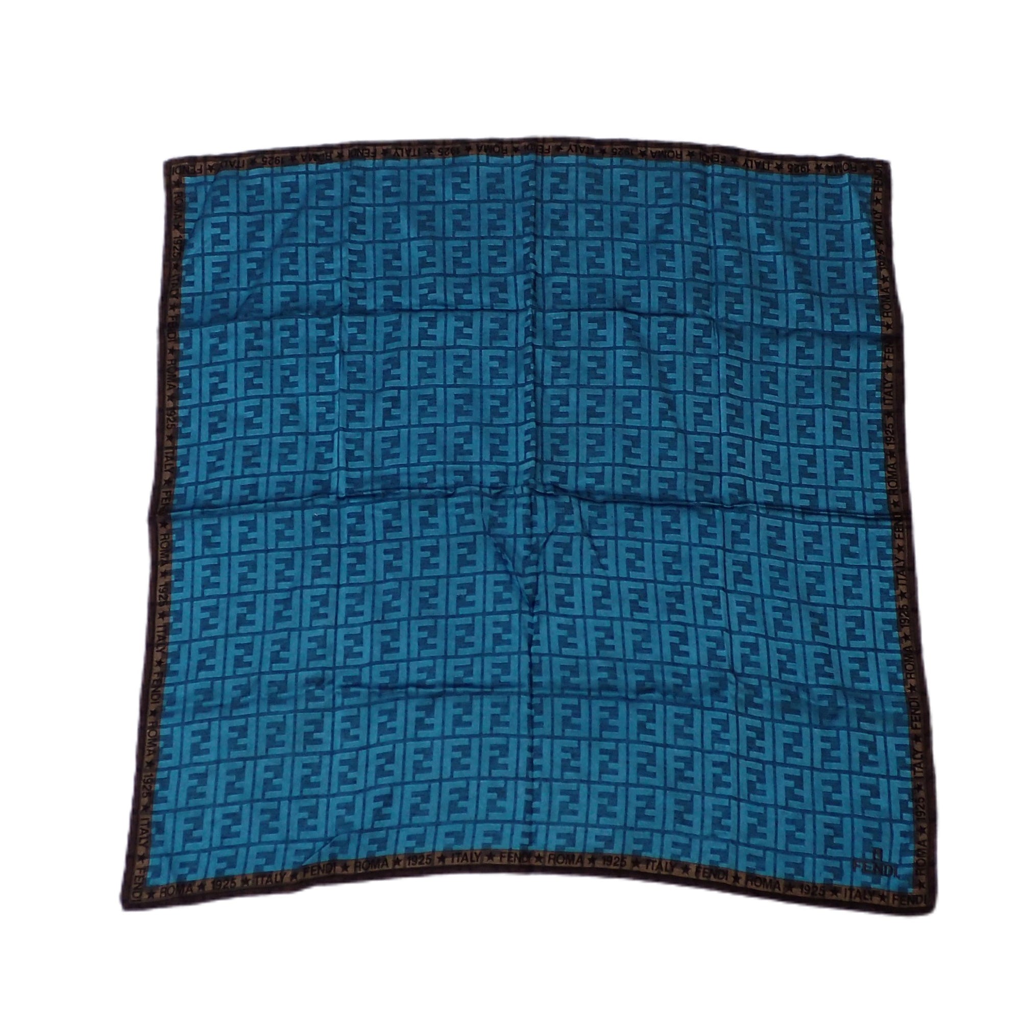 Fendi blue scarf on sale