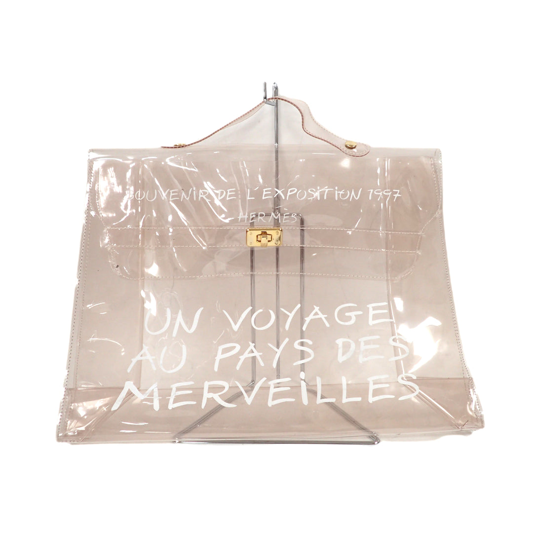*HERMES エルメス ビニールケリー ハンドバッグ