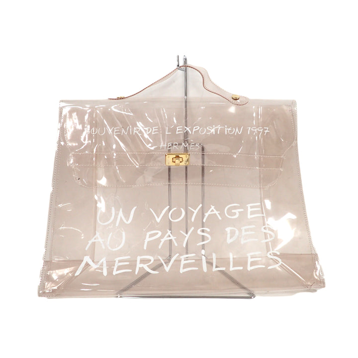 *HERMES エルメス ビニールケリー ハンドバッグ