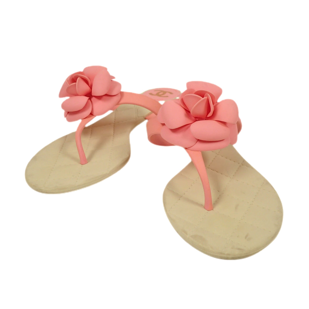 CHANEL 香奈儿山茶花凉鞋