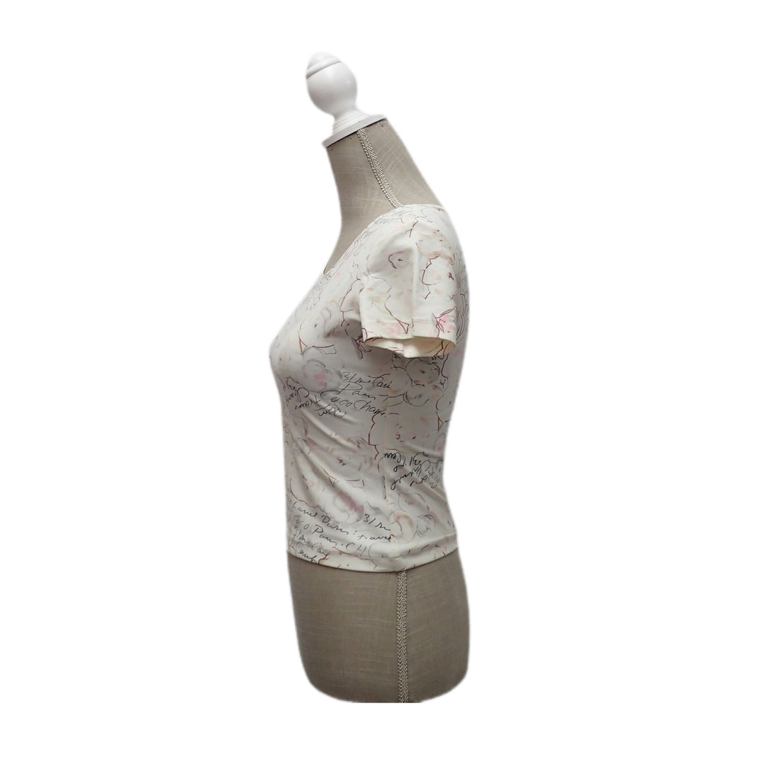 CHANEL 香奈儿 山茶花图案T恤