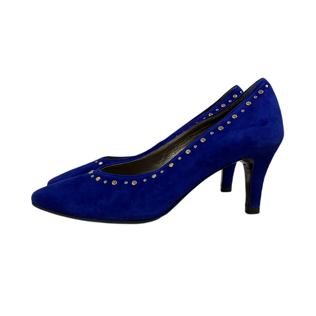 * Yves Saint Laurent Ives Sun Laurent Pumps 신발 스터드 하이힐 YSL