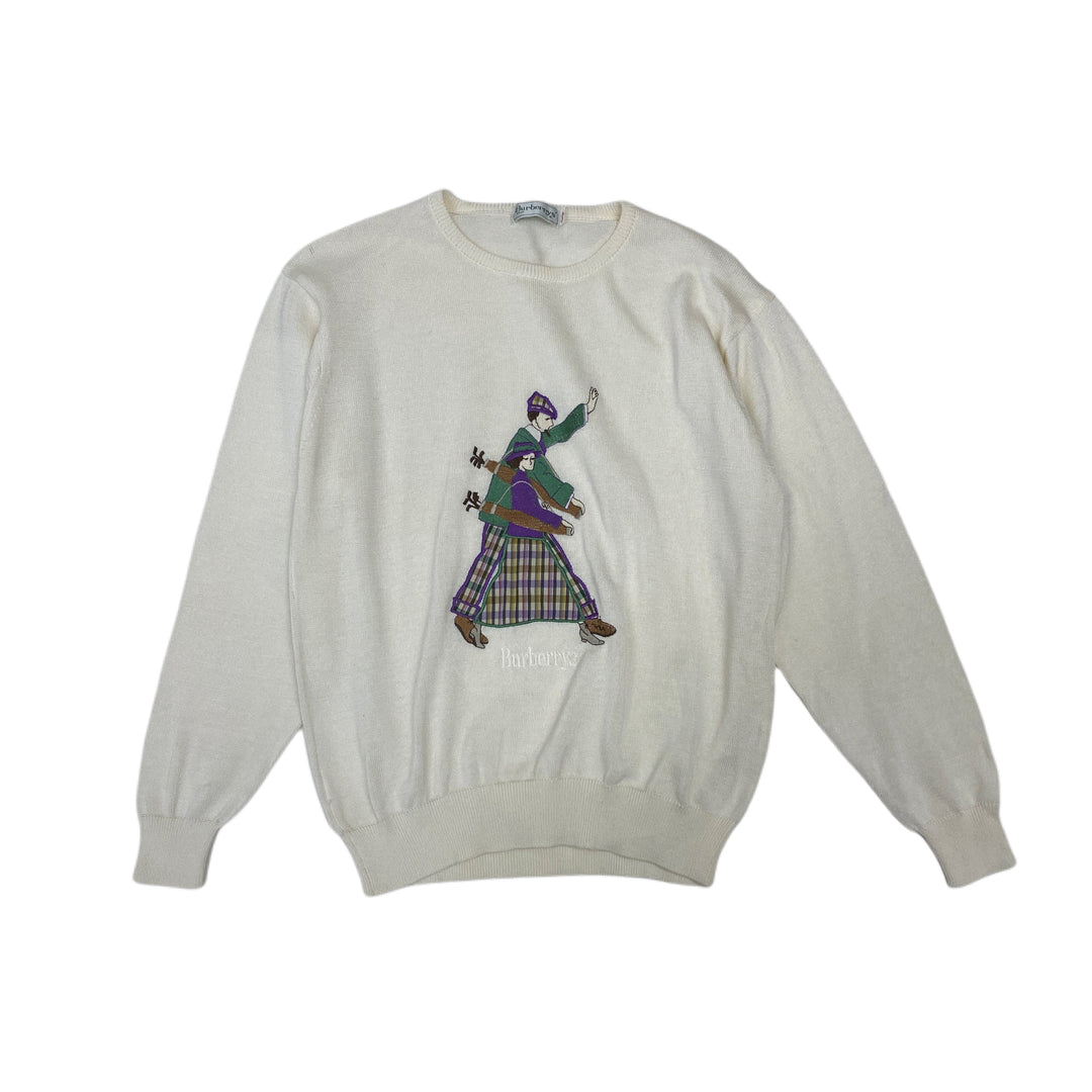 * 버버리의 바브리어스 니트 자수 남자