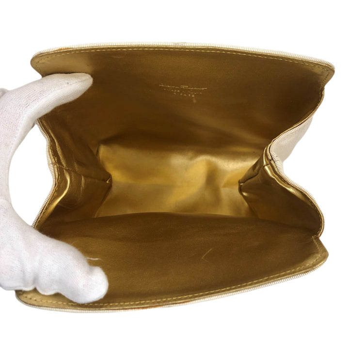 *Salvatore Ferragamo サルバトーレフェラガモ ハンドバッグ ガンチーニ クリアバッグ