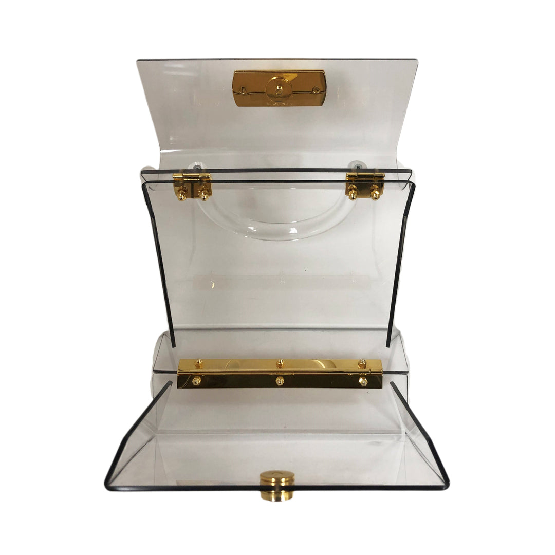 *Salvatore Ferragamo サルバトーレフェラガモ ハンドバッグ ガンチーニ クリアバッグ