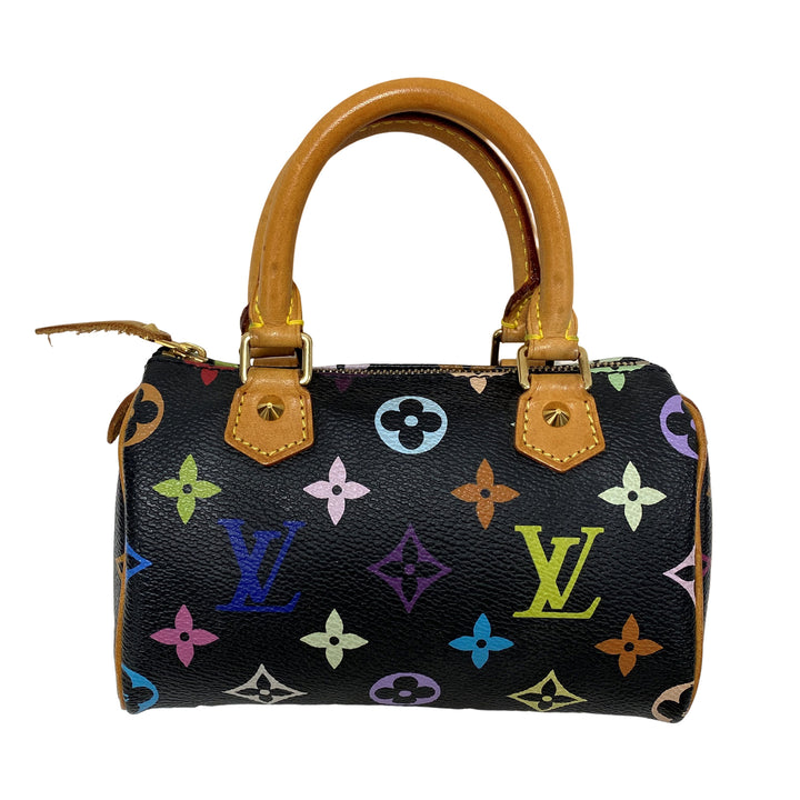 *Louis Vuitton 미니 빠른 핸드백 미니 보스턴 미니 핸드백 모형 멀티 컬러