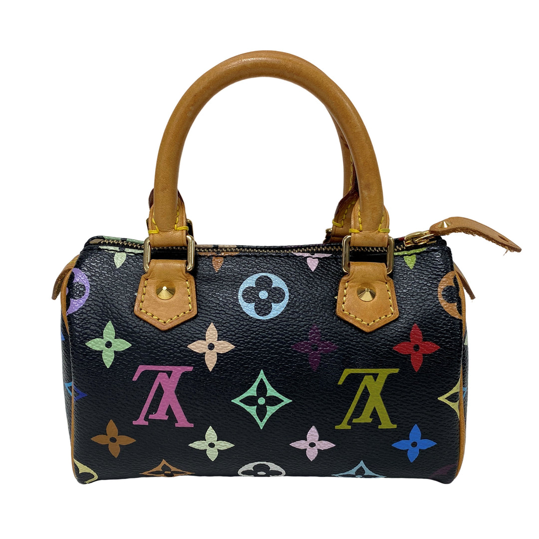 *Louis Vuitton 미니 빠른 핸드백 미니 보스턴 미니 핸드백 모형 멀티 컬러