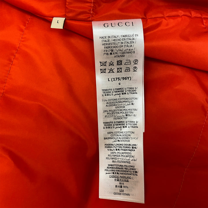 *GUCCI Down Jacket 670909 Z8APZ 2184 × NORTHFACE GG Pattern L