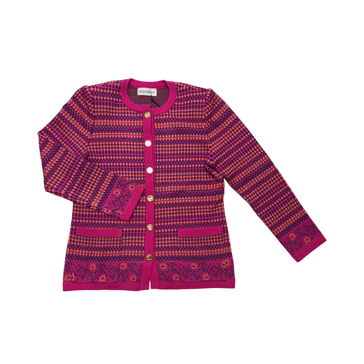 *Yvessaintlaurent Rivegauche Eve Saint Laurent Livgeau Sug7-630 카디건