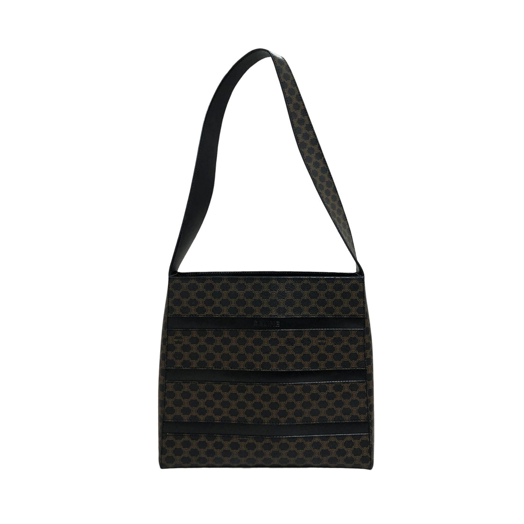 *Celine Celine Macadam图案Brazon Trionf肩带