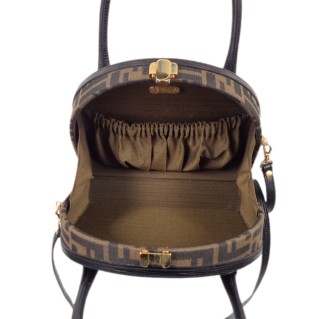 *FENDI フェンディ ズッカ柄 モノグラム ハンドバッグ ショルダーバッグ