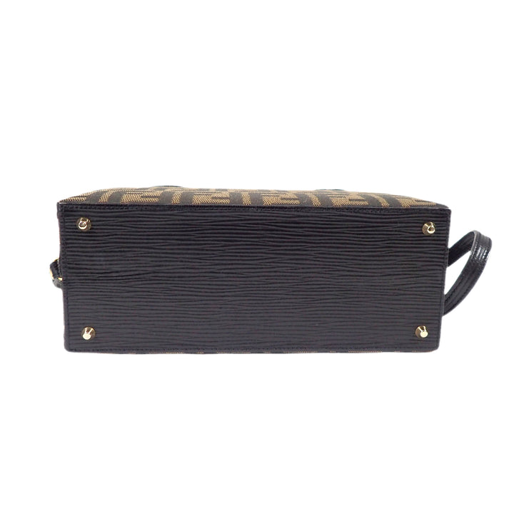 *FENDI フェンディ ズッカ柄 モノグラム ハンドバッグ ショルダーバッグ