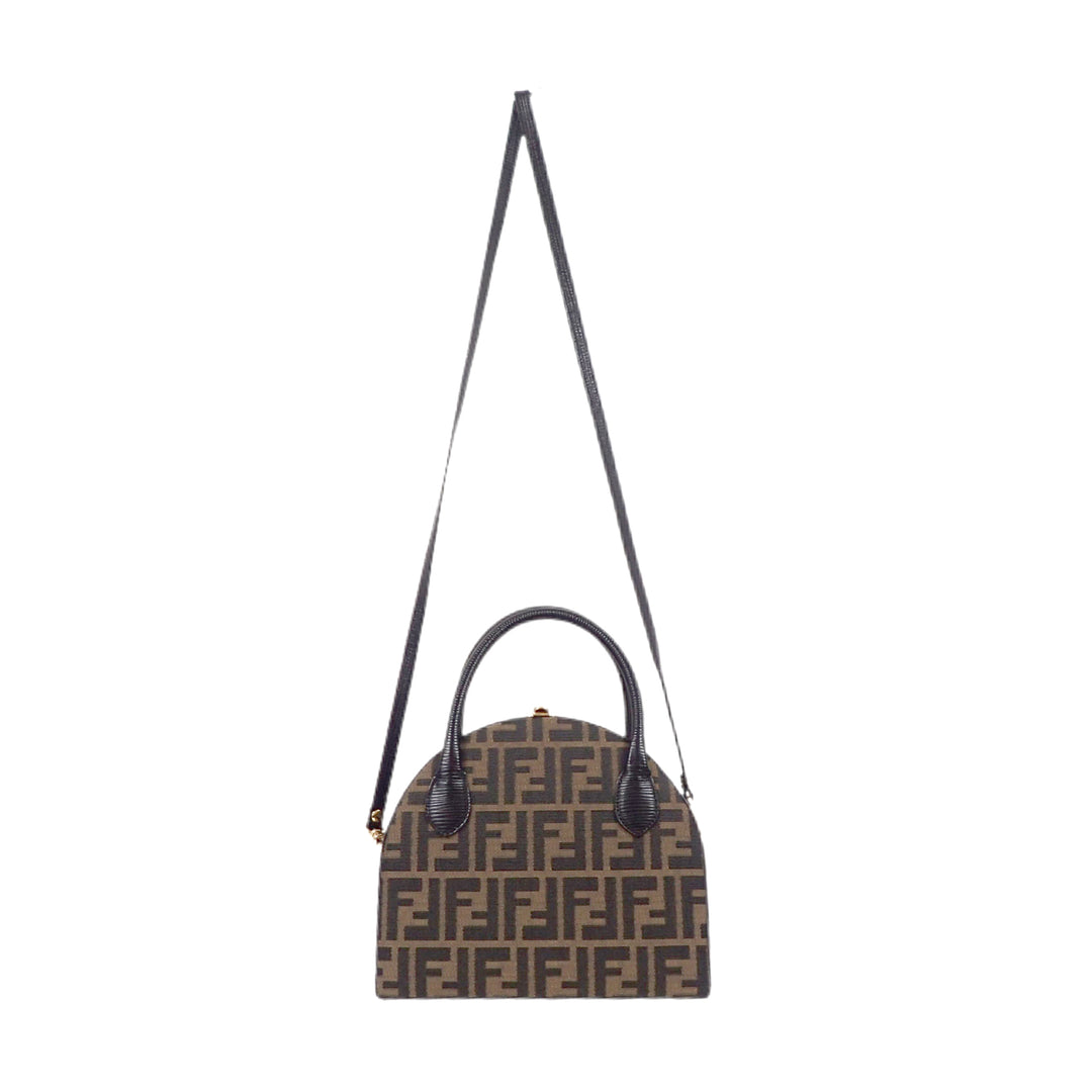 *FENDI フェンディ ズッカ柄 モノグラム ハンドバッグ ショルダーバッグ