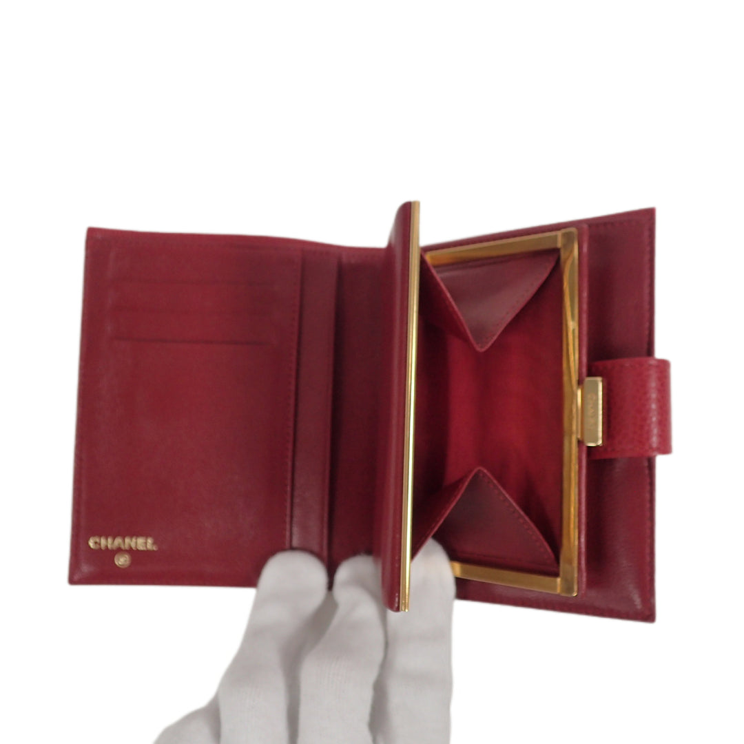 香奈儿双折钱包