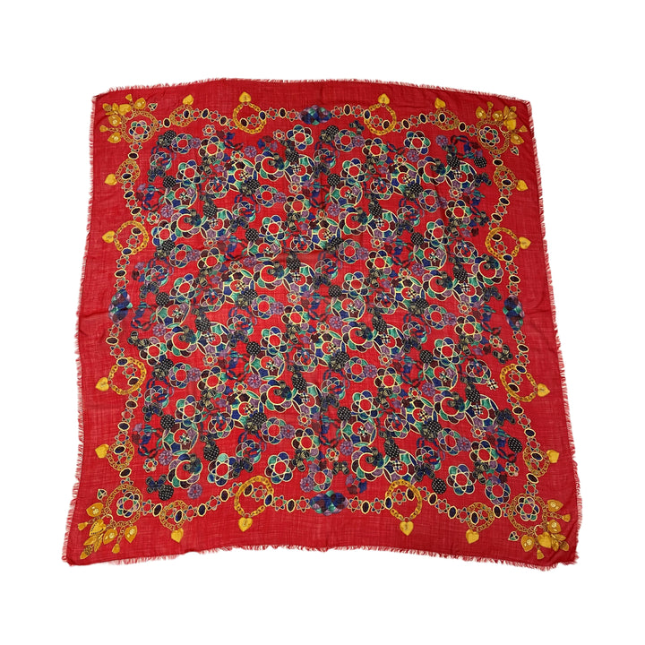 Bottega Veneta Bottega Veneta Plate Shaw 위대한 심장 꽃 나비 키