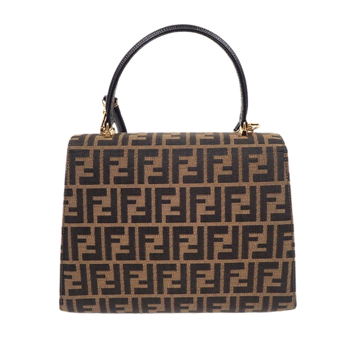 *FENDI フェンディ ズッカ柄 モノグラム ハンドバッグ