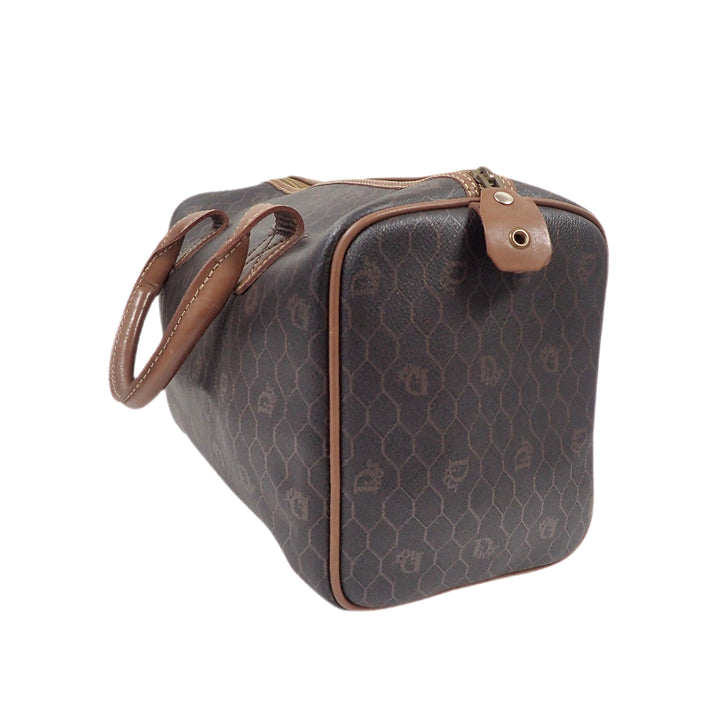 *ChristianDior クリスチャンディオール ハニカム柄 ハンドバッグ ミニボストン