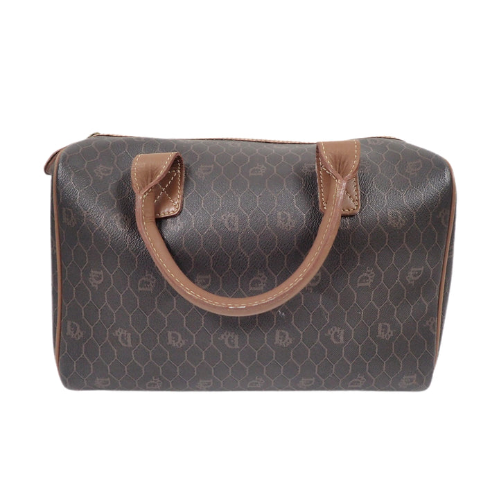 *ChristianDior クリスチャンディオール ハニカム柄 ハンドバッグ ミニボストン