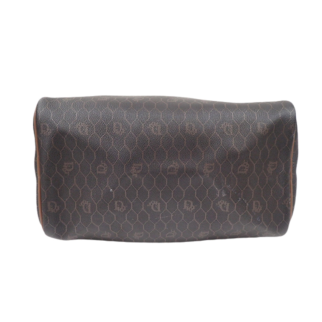 *ChristianDior クリスチャンディオール ハニカム柄 ハンドバッグ ミニボストン