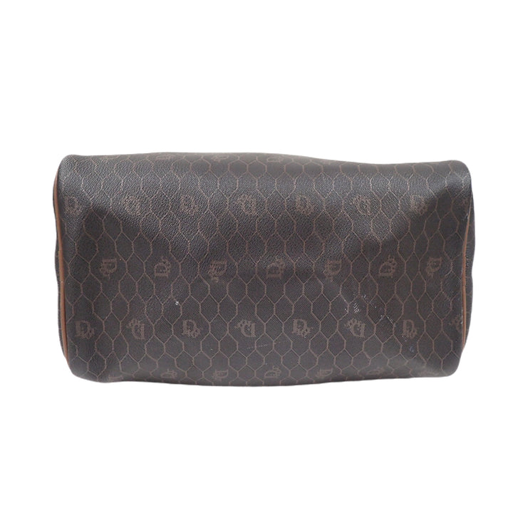 *ChristianDior クリスチャンディオール ハニカム柄 ハンドバッグ ミニボストン