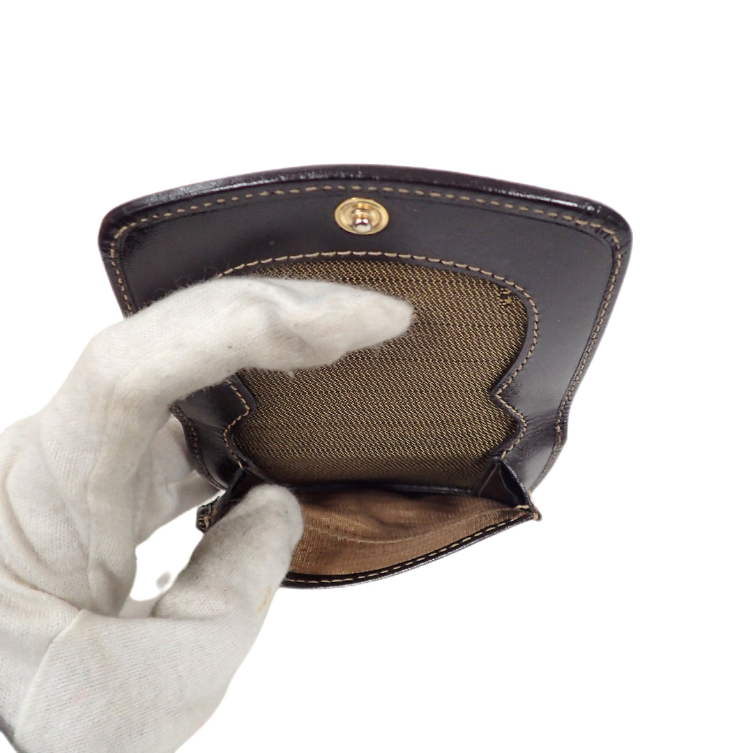 *FENDI 펜디 주카 모노그램 코인 케이스