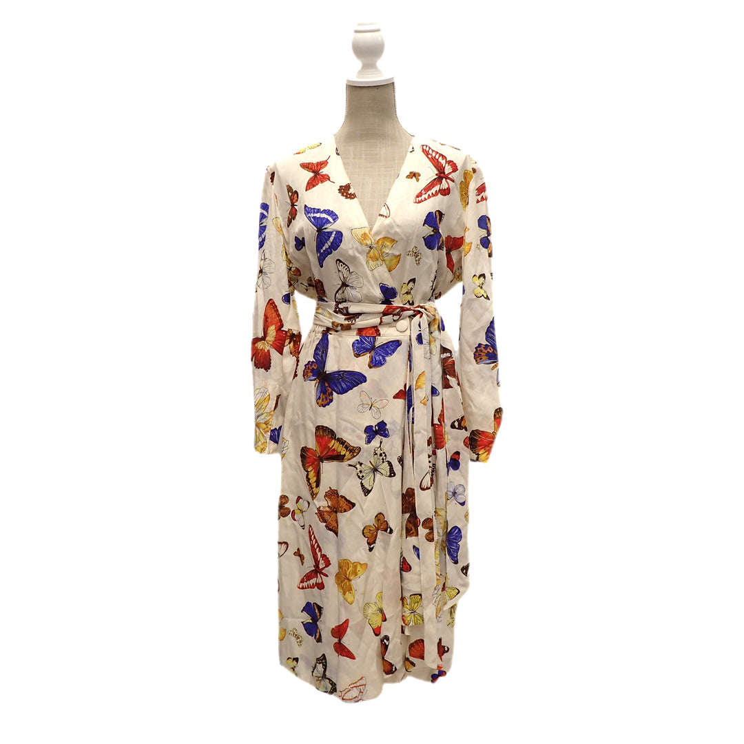 *HERMES エルメス 蝶 ワンピース