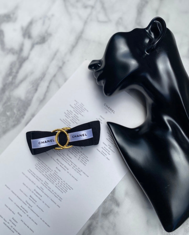 *Chanel Coco Mark Barrette 헤어 액세서리 P1171V