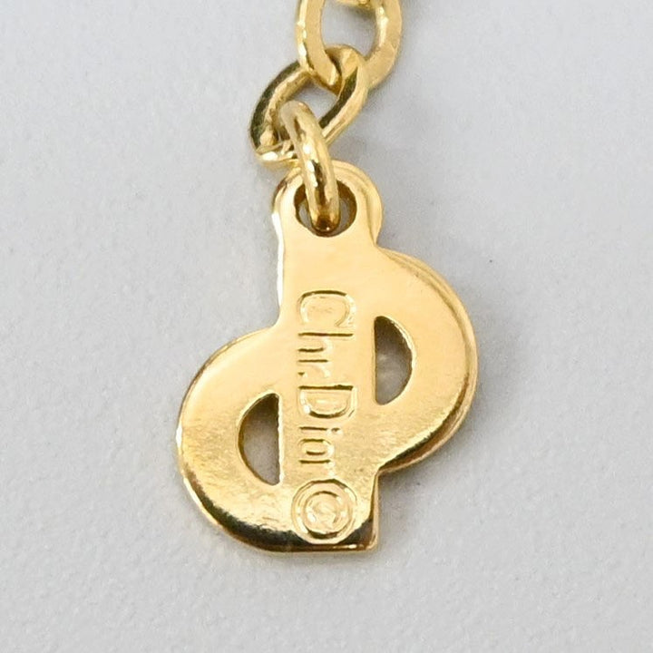 Christian Dior 项链 CD 徽标石