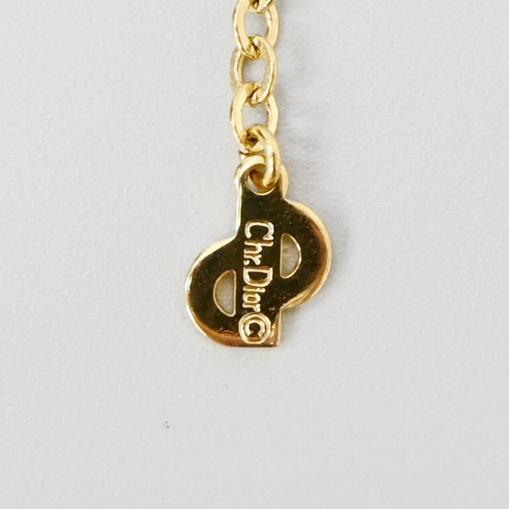 Christian Dior 项链 CD 徽标石