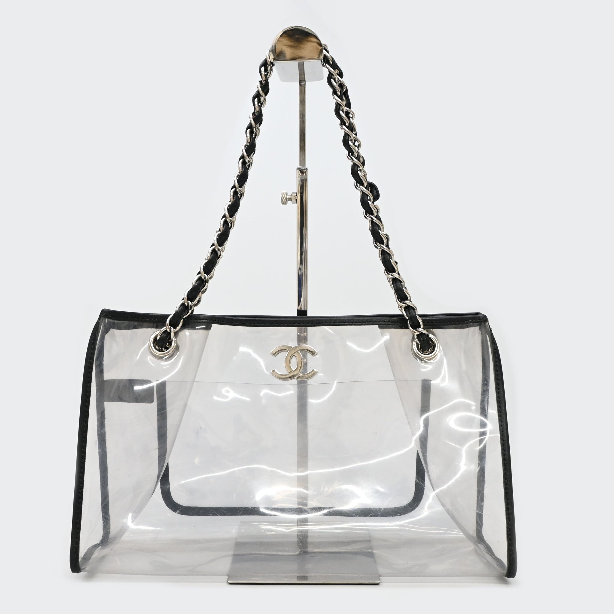激レアCHANELシャネル異素材コレクター必見リゾートトートプールビニール 激レアCHANELシャネル異素材コレクター必見リゾートトートプール