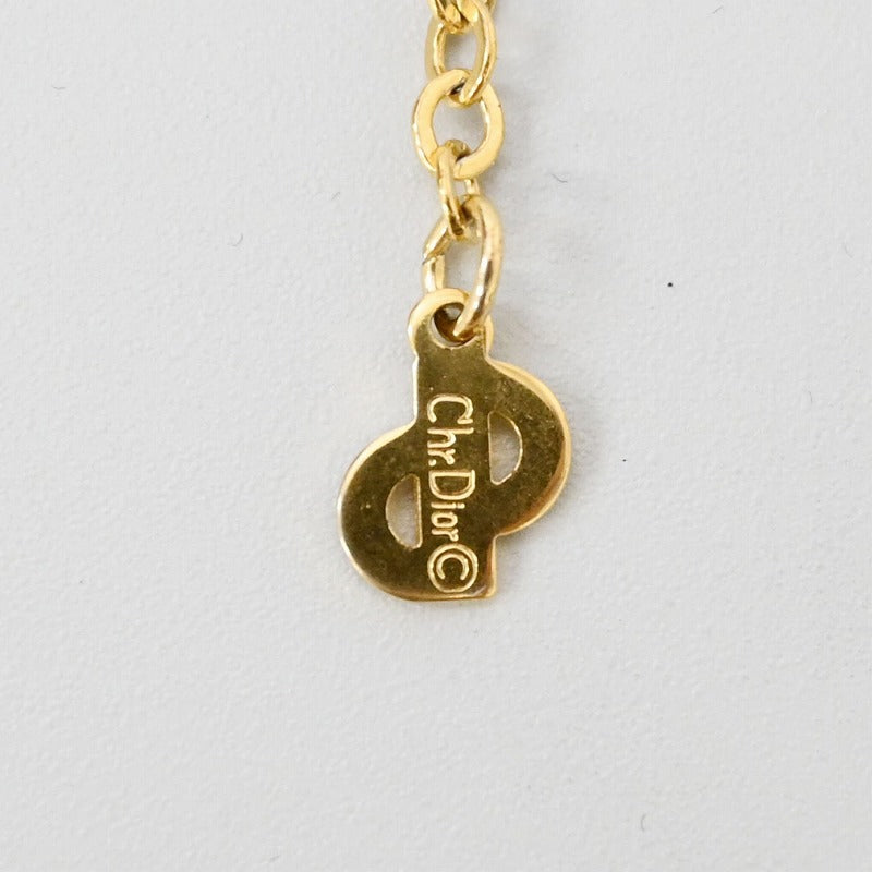 Christian Dior ネックレス ヴィンテージ サークル CDロゴ 80s
