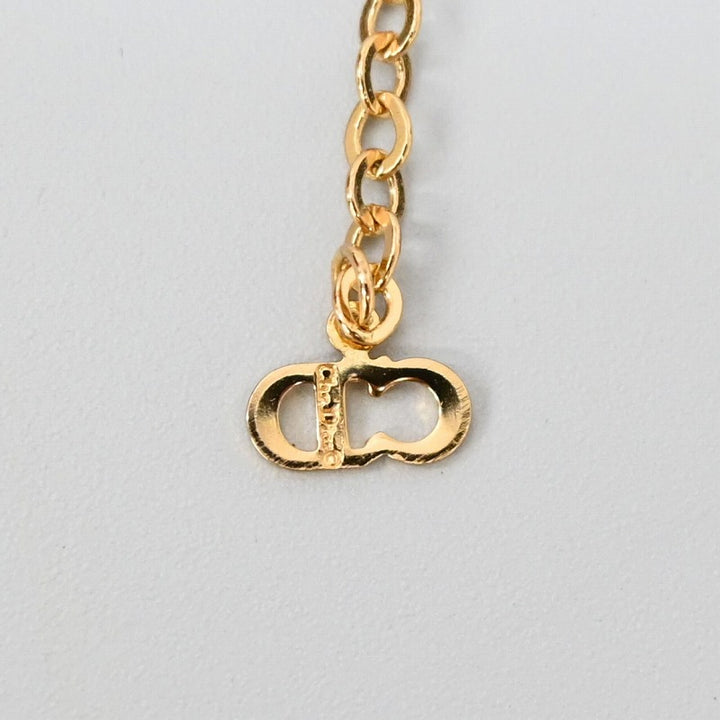 Christian Dior ネックレス オーバル CDロゴ 80s