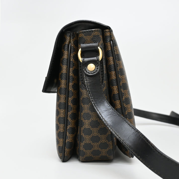 セリーヌ フラップショルダーバッグ