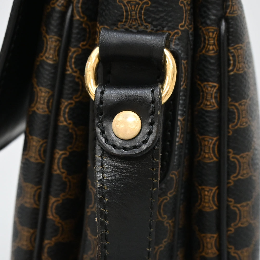 セリーヌ フラップショルダーバッグ