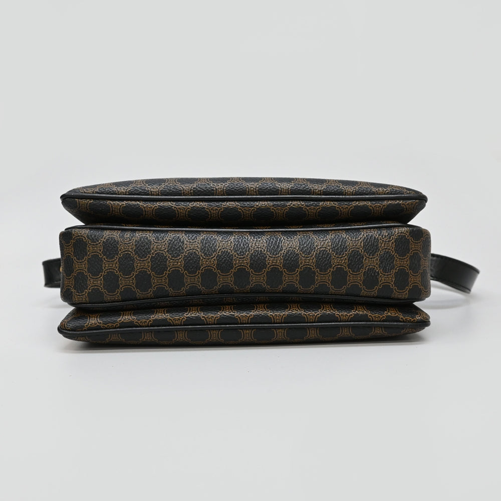 セリーヌ フラップショルダーバッグ