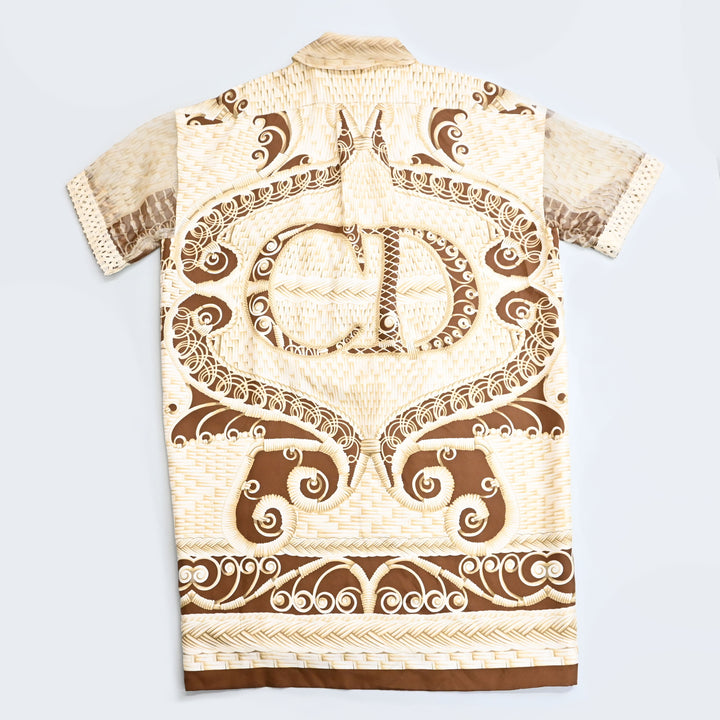 ChristianDior クリスチャンディオール シルク シャツ ワンピース P43412V