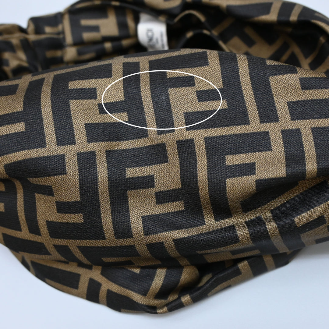 Fendi Fendi Zukka 패턴 헤어 금지 헤어 밴드 P43628V