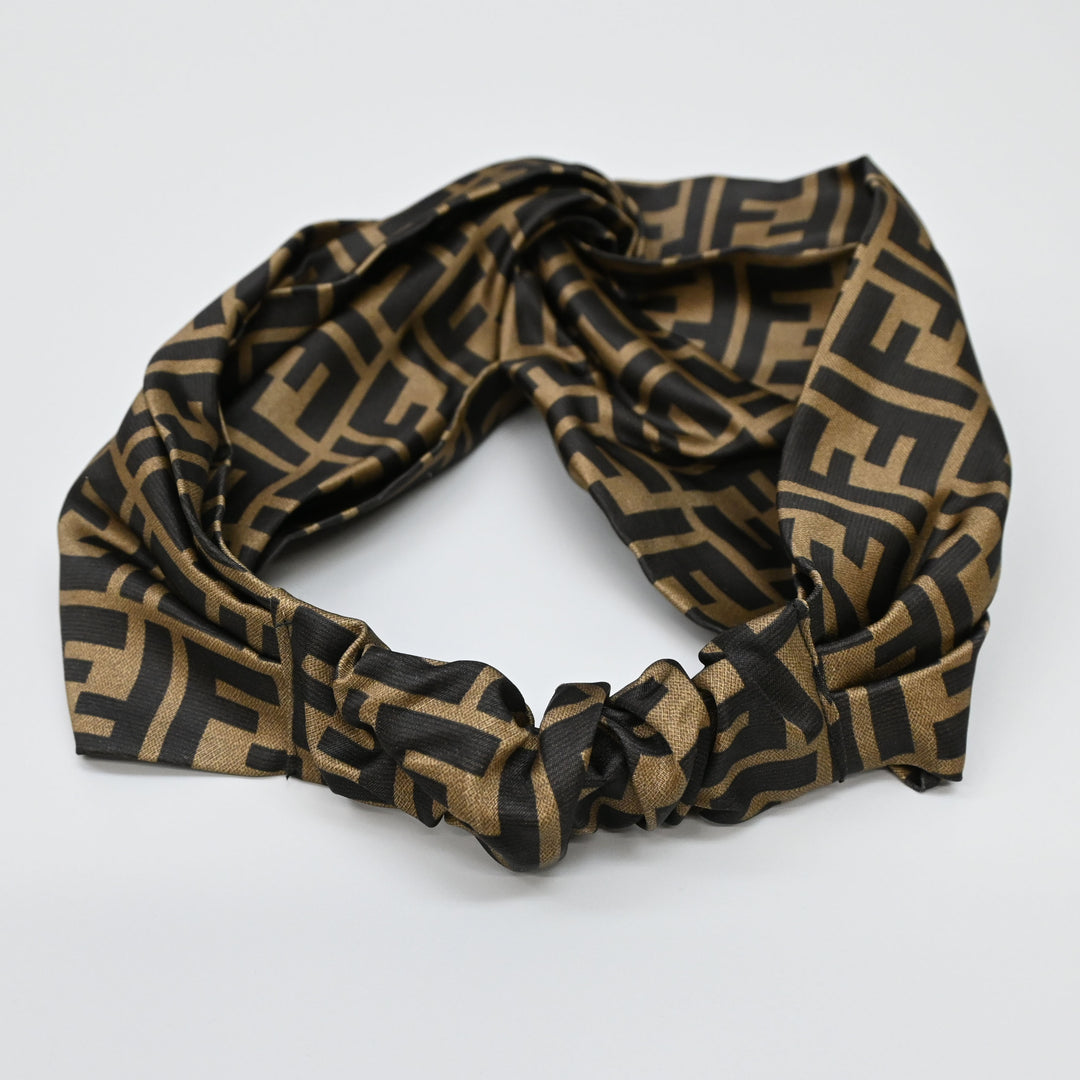 Fendi Fendi Zukka 패턴 헤어 금지 헤어 밴드 P43628V