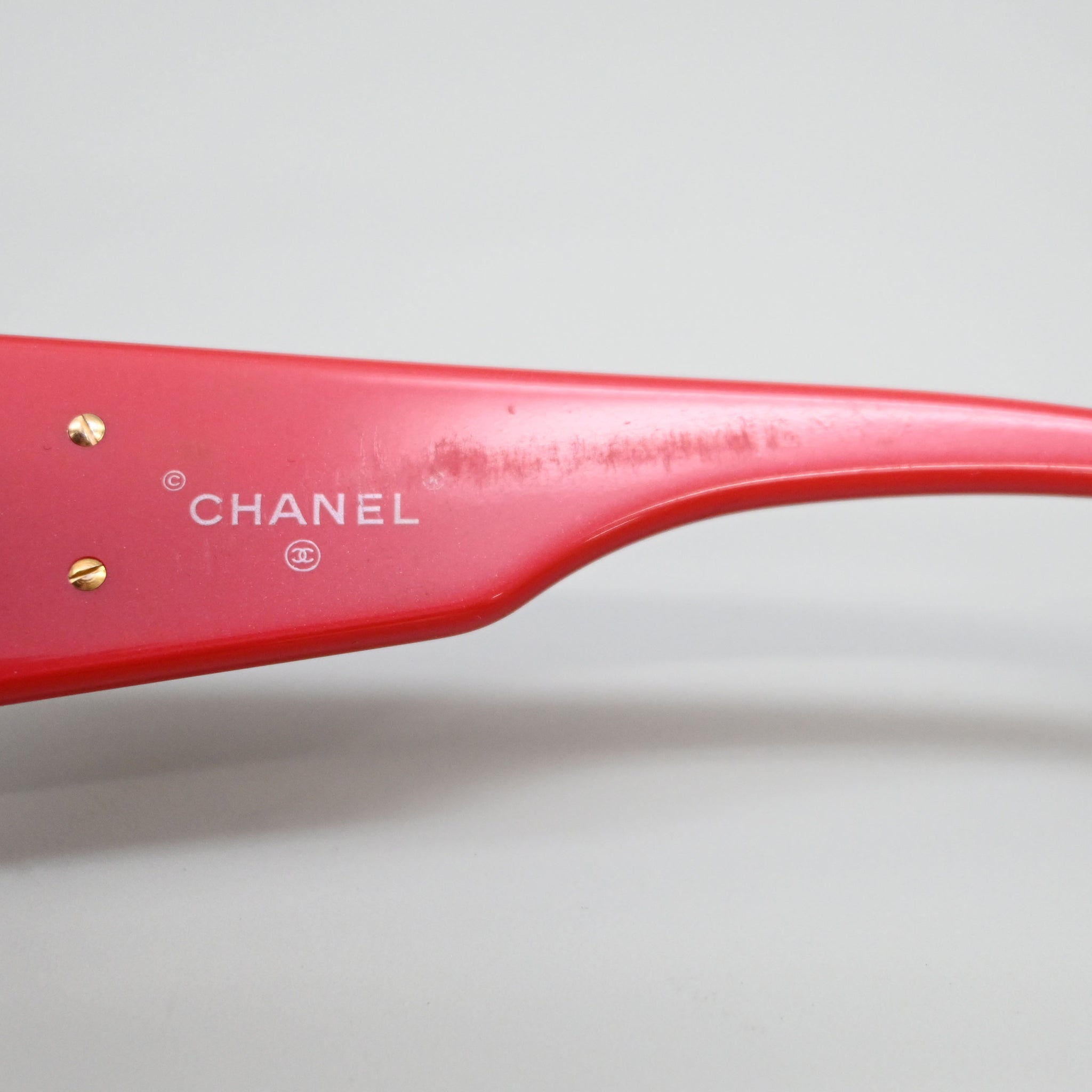 美品　傷１箇所　希少　ヴィンテージ　CHANEL サングラス ココマーク Yahoo!オークション - シャネル ヴィンテージ ココマーク