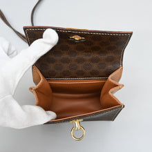 将图片加载到图库查看器，Celine Gancini Hardware Macadam图案迷你肩带P45193V
