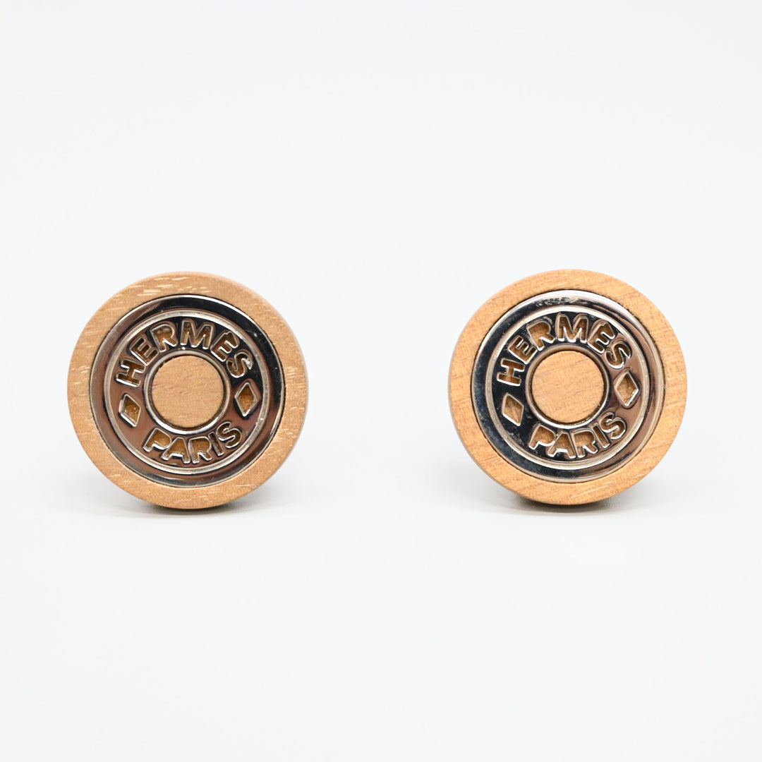 HERMES SERI WOOD 耳环 P43547V